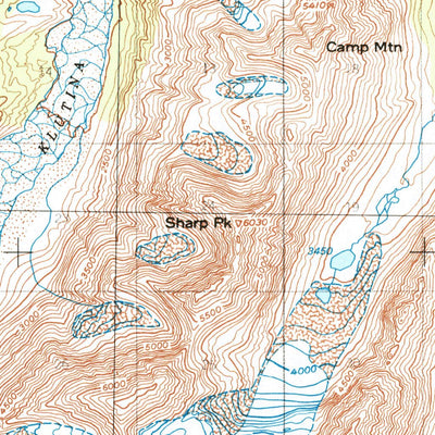 United States Geological Survey Valdez B-6, AK (1993, 63360-Scale) digital map