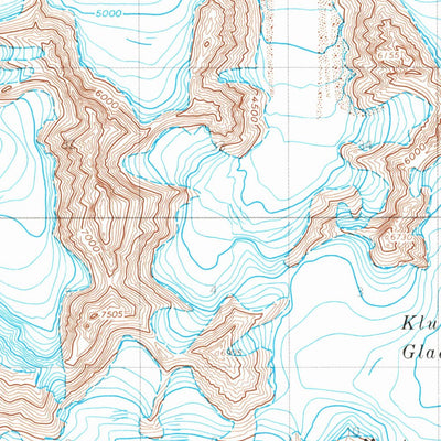 United States Geological Survey Valdez B-7, AK (1960, 63360-Scale) digital map