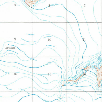 United States Geological Survey Valdez B-8, AK (1960, 63360-Scale) digital map