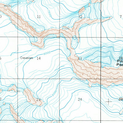 United States Geological Survey Valdez B-8, AK (1960, 63360-Scale) digital map