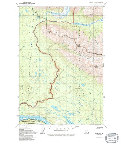 United States Geological Survey Valdez C-1, AK (1951, 63360-Scale) digital map