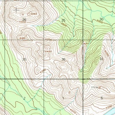 United States Geological Survey Valdez C-3, AK (1951, 63360-Scale) digital map