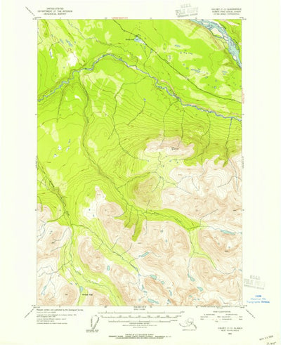 United States Geological Survey Valdez C-3, AK (1953, 63360-Scale) digital map