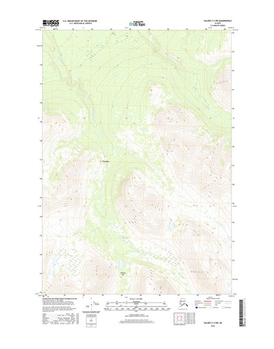 United States Geological Survey Valdez C-3 SW, AK (2016, 25000-Scale) digital map