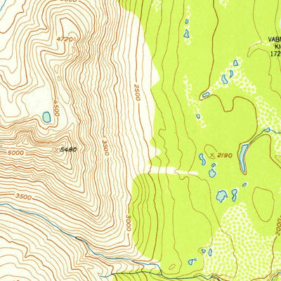United States Geological Survey Valdez C-6, AK (1953, 63360-Scale) digital map