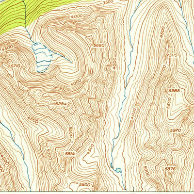 United States Geological Survey Valdez C-6, AK (1953, 63360-Scale) digital map