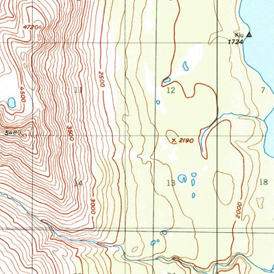 United States Geological Survey Valdez C-6, AK (1993, 63360-Scale) digital map