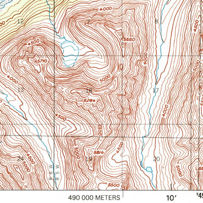 United States Geological Survey Valdez C-6, AK (1993, 63360-Scale) digital map