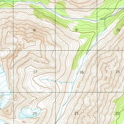 United States Geological Survey Valdez C-7, AK (1960, 63360-Scale) digital map