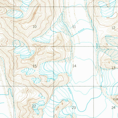 United States Geological Survey Valdez C-8, AK (1960, 63360-Scale) digital map