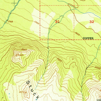 United States Geological Survey Valdez D-4, AK (1952, 63360-Scale) digital map