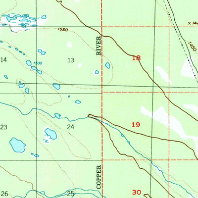 United States Geological Survey Valdez D-4, AK (1996, 63360-Scale) digital map