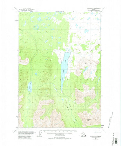 United States Geological Survey Valdez D-6, AK (1949, 63360-Scale) digital map