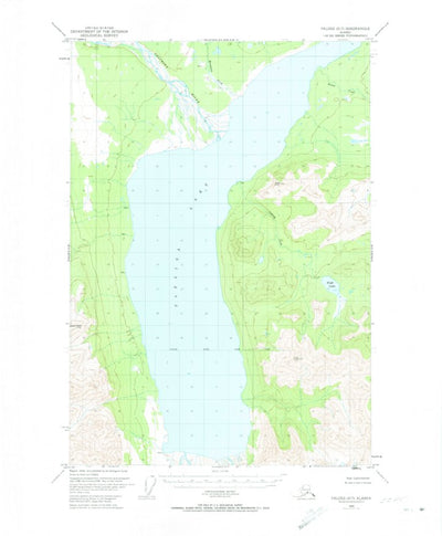 United States Geological Survey Valdez D-7, AK (1949, 63360-Scale) digital map