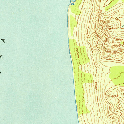 United States Geological Survey Valdez D-7, AK (1951, 63360-Scale) digital map