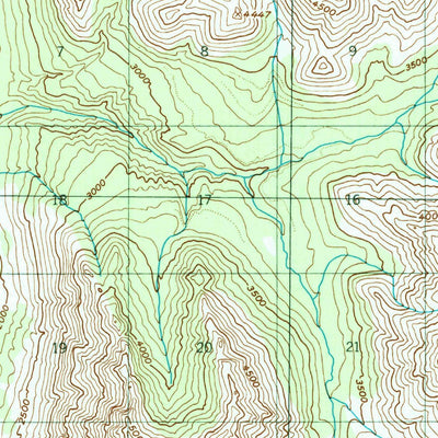United States Geological Survey Valdez D-7, AK (1993, 63360-Scale) digital map