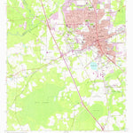 United States Geological Survey Valdosta, GA (1961, 24000-Scale) digital map