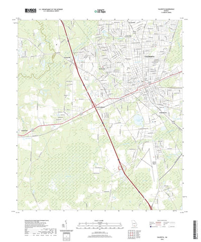 United States Geological Survey Valdosta, GA (2020, 24000-Scale) digital map