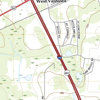 United States Geological Survey Valdosta, GA (2020, 24000-Scale) digital map