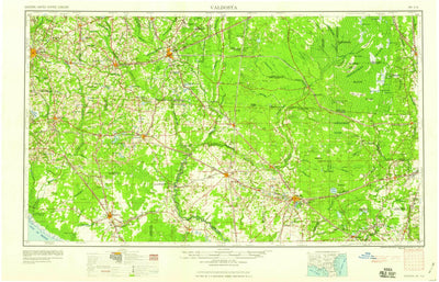 United States Geological Survey Valdosta, GA-FL (1959, 250000-Scale) digital map