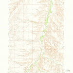United States Geological Survey Vale Creek Ranch, MT (1967, 24000-Scale) digital map