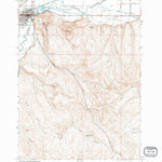 United States Geological Survey Vale East, OR (1967, 24000-Scale) digital map