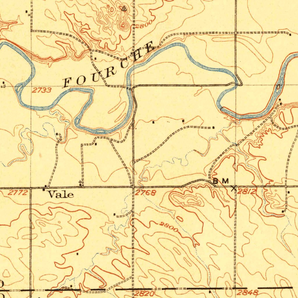 Vale, SD (1906, 62500-Scale) Map by United States Geological Survey ...