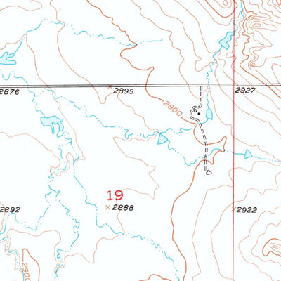 United States Geological Survey Vale, SD (1951, 24000-Scale) digital map