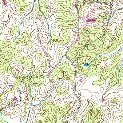 United States Geological Survey Vale, TN (1950, 24000-Scale) digital map