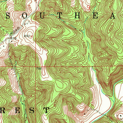 United States Geological Survey Valeene, IN (1970, 24000-Scale) digital map