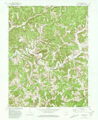 United States Geological Survey Valeene, IN (1979, 24000-Scale) digital map