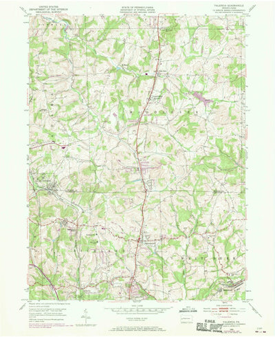 United States Geological Survey Valencia, PA (1950, 24000-Scale) digital map