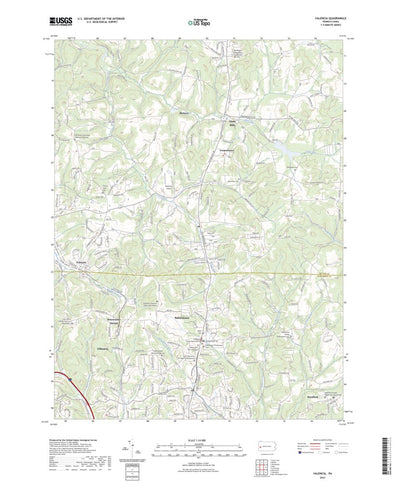 United States Geological Survey Valencia, PA (2023, 24000-Scale) digital map