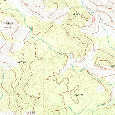 United States Geological Survey Valentine, AZ (1968, 24000-Scale) digital map