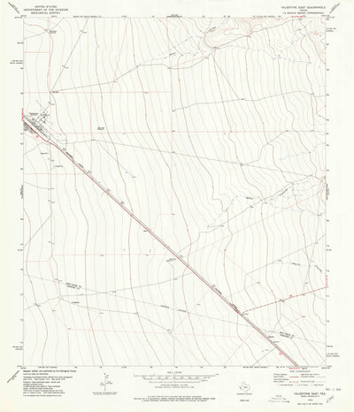 United States Geological Survey Valentine East, TX (1978, 24000-Scale) digital map