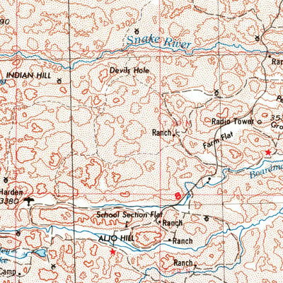 United States Geological Survey Valentine, NE-SD (1957, 250000-Scale) digital map