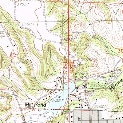 United States Geological Survey Valentine North, NE-SD (1983, 24000-Scale) digital map