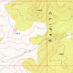 United States Geological Survey Valentine SE, AZ (1968, 24000-Scale) digital map