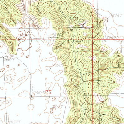 United States Geological Survey Valentine South, NE (1983, 24000-Scale) digital map