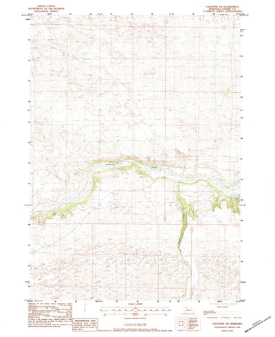 United States Geological Survey Valentine SW, NE (1983, 24000-Scale) digital map