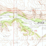 United States Geological Survey Valentine SW, NE (1983, 24000-Scale) digital map