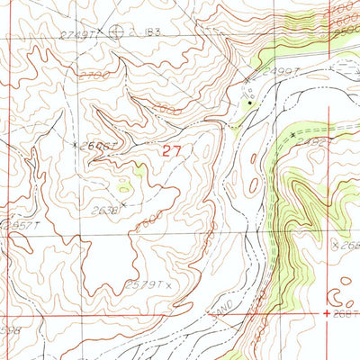 United States Geological Survey Valentine SW, NE (1983, 24000-Scale) digital map