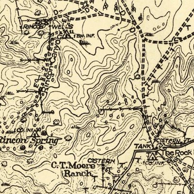 United States Geological Survey Valentine, TX (1943, 125000-Scale) digital map