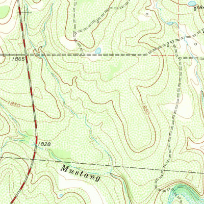 United States Geological Survey Valera, TX (1967, 24000-Scale) digital map
