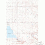 United States Geological Survey Valier East, MT (1985, 24000-Scale) digital map