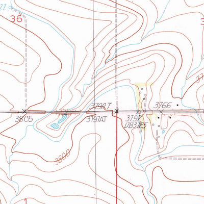 United States Geological Survey Valier East, MT (1985, 24000-Scale) digital map