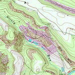 United States Geological Survey Valier, PA (1968, 24000-Scale) digital map
