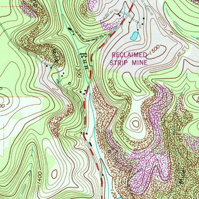 United States Geological Survey Valier, PA (1968, 24000-Scale) digital map