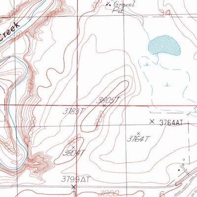 United States Geological Survey Valier West, MT (1985, 24000-Scale) digital map