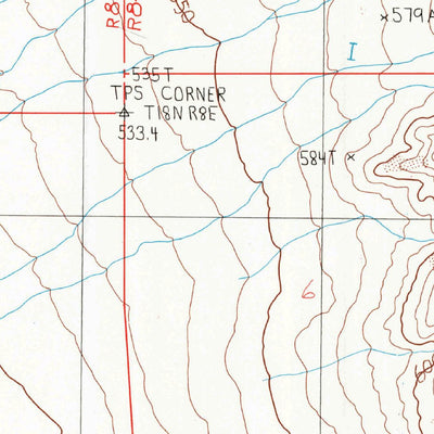United States Geological Survey Valjean Hills, CA (1983, 24000-Scale) digital map
